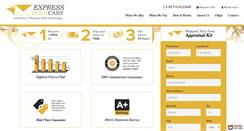 Desktop Screenshot of expressgoldcash.com