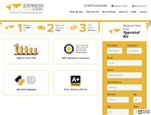 Tablet Screenshot of expressgoldcash.com